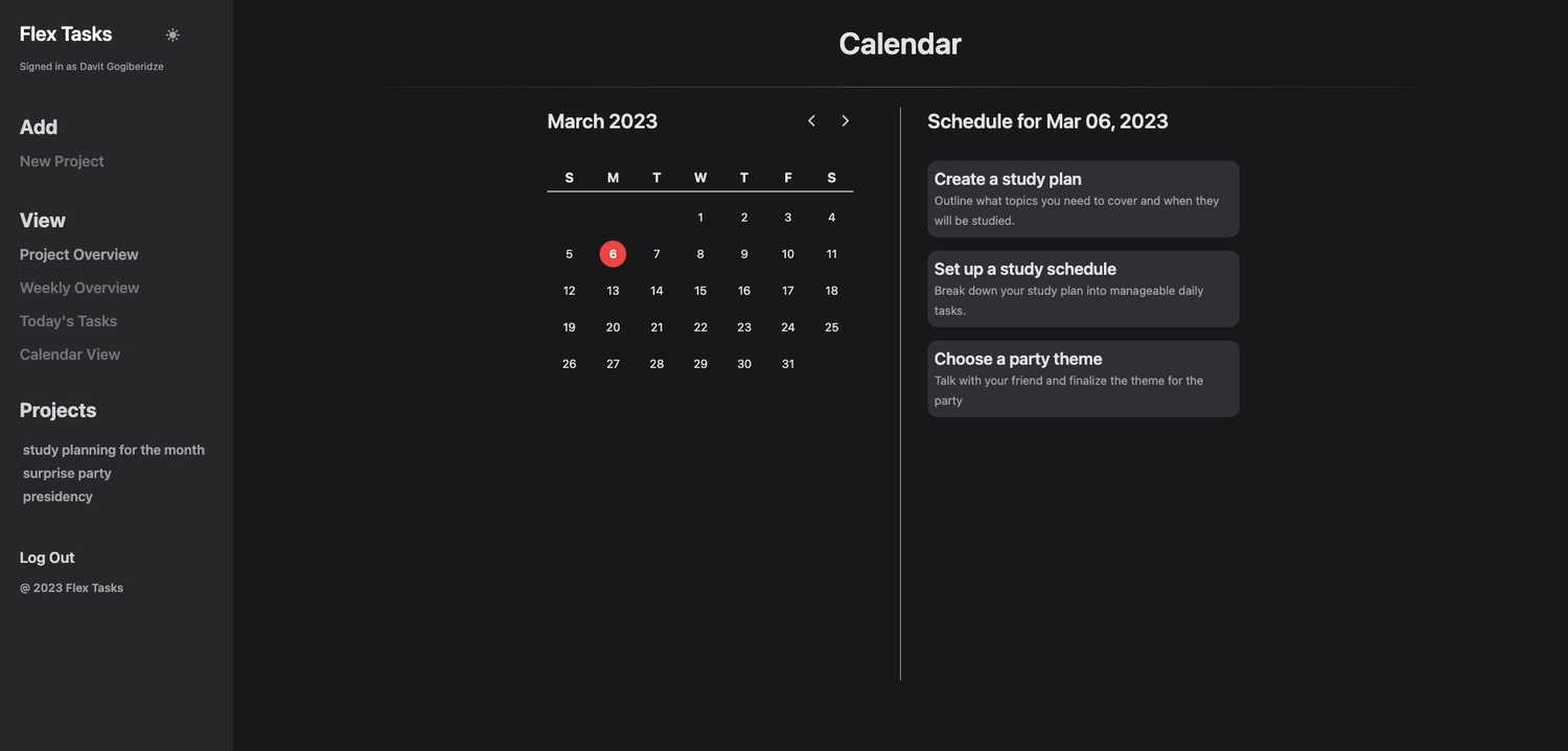 Flex Task - UNIHACK 2023